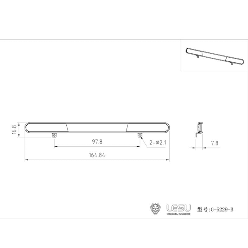 LESU 1/14 Spare Parts Bumper Net of Windshield DIY Suitable for FH16 FH12 RC Tractor Truck Radio Control Model Vehicle Cars