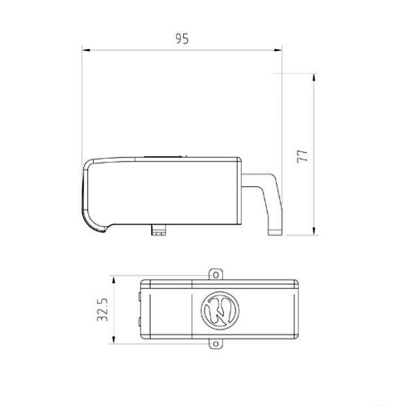 LESU Simulation Metal Battery Box for 1/14 DIY TAMIYA Upgrade FH16 FH12 Tractor Truck Trailer Cabin Model