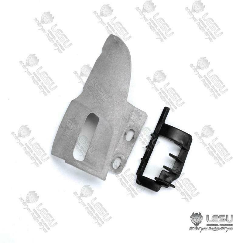 LESU RC Tractor Truck Upgrade Parts Metal Side Spoiler Front Face Net Bumper Set R730 1/14 for Remote Controlled Tractor R470 R620