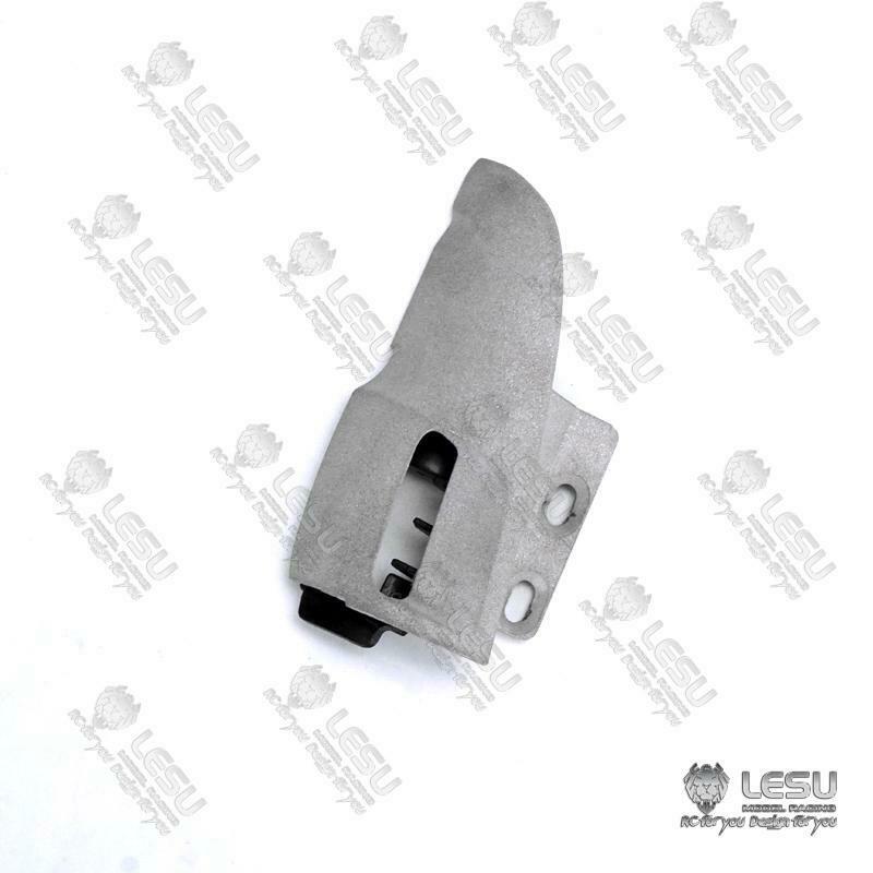 LESU RC Tractor Truck Upgrade Parts Metal Side Spoiler Front Face Net Bumper Set R730 1/14 for Remote Controlled Tractor R470 R620