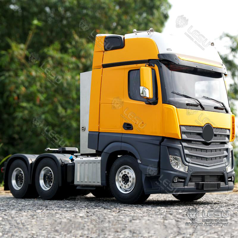 LESU 1/14 6*6 RC Metal Chassis 3363 56348 1851 Highline Tractor Truck Model W/ Motor Servo Transfer Case W/O Battery Transmitter