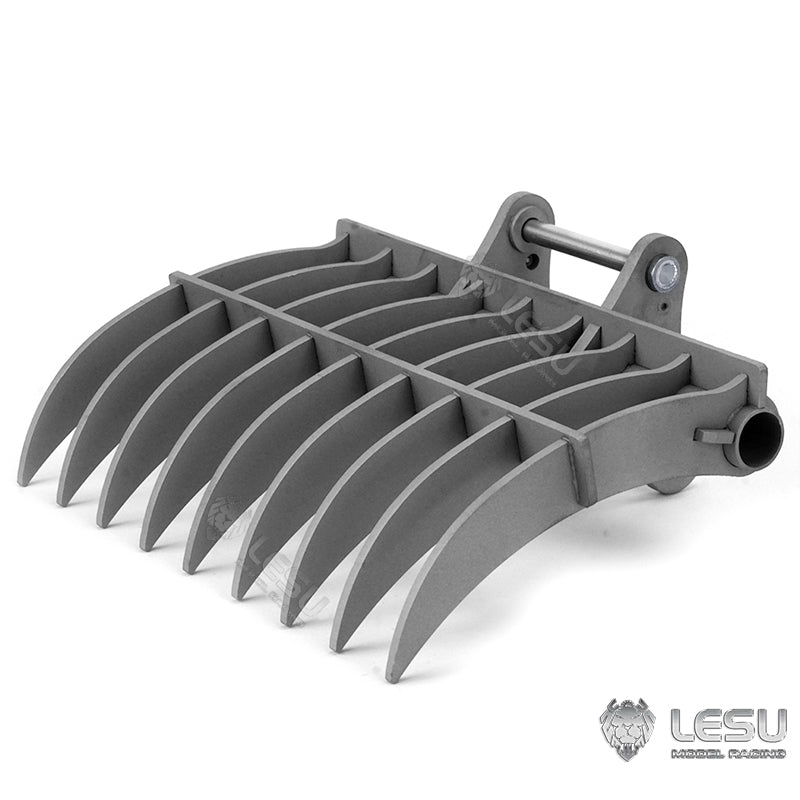 LESU 1/14 374 374F Hydraulic Excavator W/ Light Systeam Servo Motor ESC Optional Accessories Metal Grab Hammer Ripper Bucket