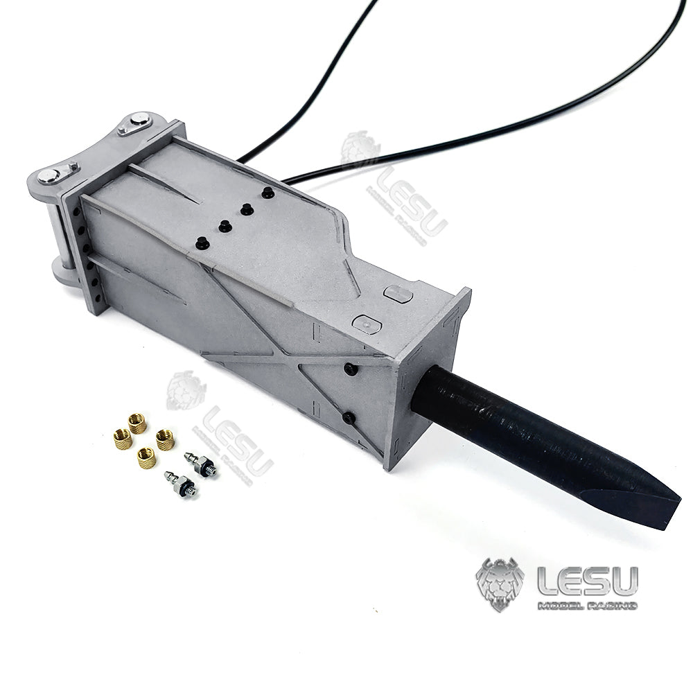 1/14 Scale LESU RC Model Metal Hydraulic Aoue ET30H Wheeled Excavator Digger Pump Valve Light Motor ESC Servo Upgrade Accessories
