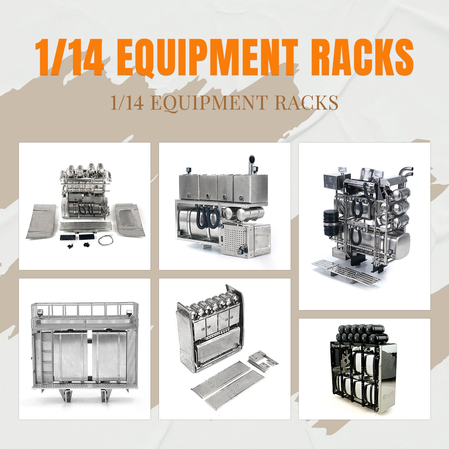 1/14 Equipment Racks – LESU RC USA