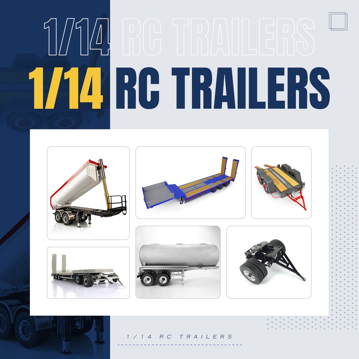 1/14 RC Trailers – LESU RC USA