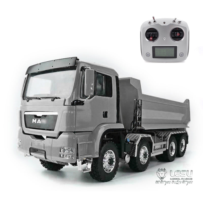 1/14 Scale LESU 8*8 Hydraulic Dumper Truck Tipper Remote Controlled DIY for Model Radio Controller ESC Motor Servo