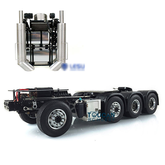 LESU 1/14 8*8 Heavy-duty Metal Chassis Radio Control Highline Tractor Truck 56348 3363 1851 Model W/ 3 Speed Gearbox Servo Motor