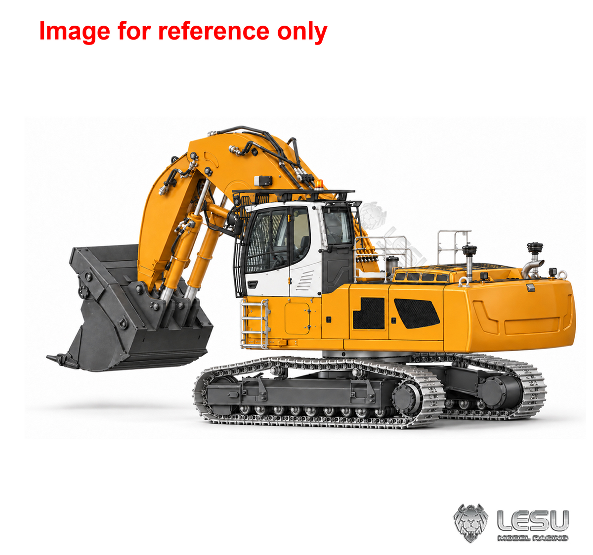 LESU LR956 1/14 Metal RC Front Shovel Digger B0031 Hydraulic Drive Dual Pumps 7CH Valve RTR/PNP Excavator with Light System