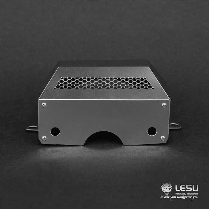 LESU Metal Gearbox Engine Cover for 1/14 Scale Remote Controlled Tractor Truck Spare Parts Replacements Accessories