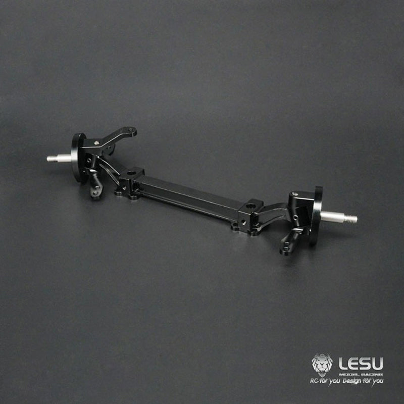 LESU Caster Passive Power-off Metal Front Axle for 1/14 Scale Model Remote Controlled Tractor Truck DIY Spare Parts