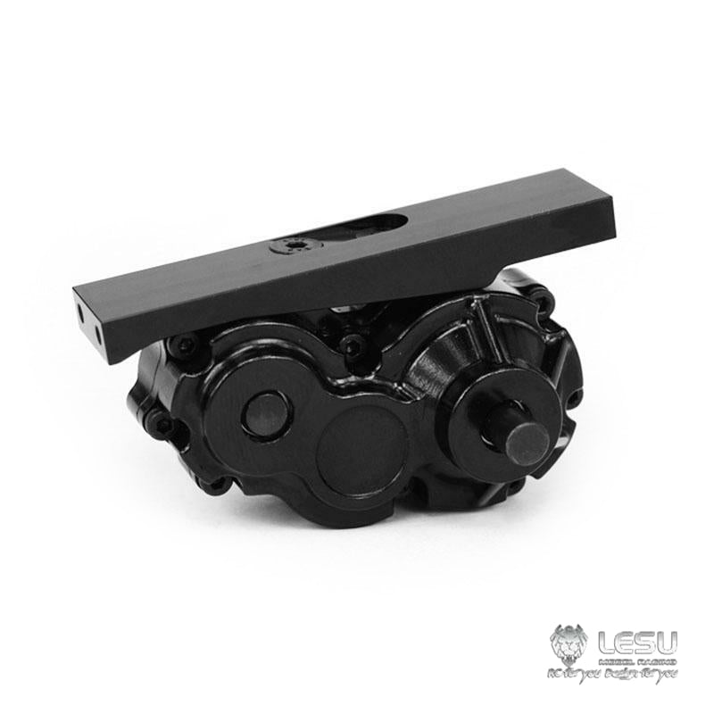 LESU Metal Transfer Case for Remote Controlled 1/14 Scale Tractor Dumper Truck DIY Model Car Spare Parts Accessories