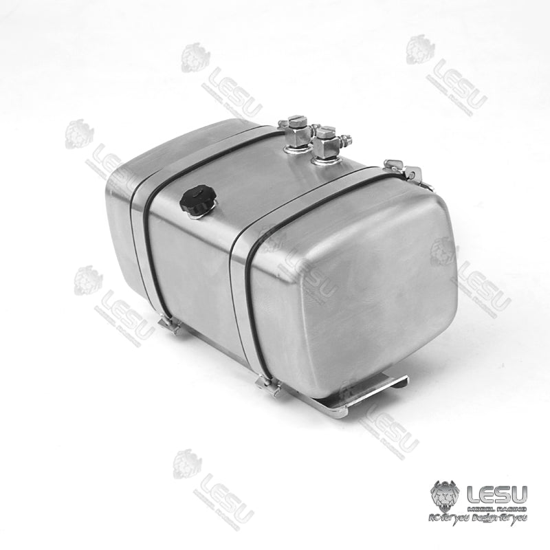 1/14 LESU Simulated Metal Oil Tank Fuel Tank 70MM 80MM 90MM 100MM for RC Dumper Truck Tractor Trailer DIY Cars Accessory