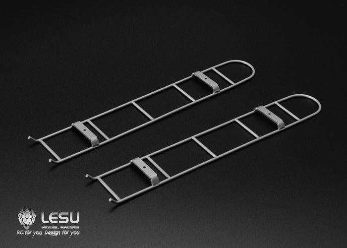 LESU 1/14 RC Truck Parts Metal Bucket 560MM Cabin Parts Side Ladder Shelf for Flatbed Truck Dumper Truck DIY Spare Parts