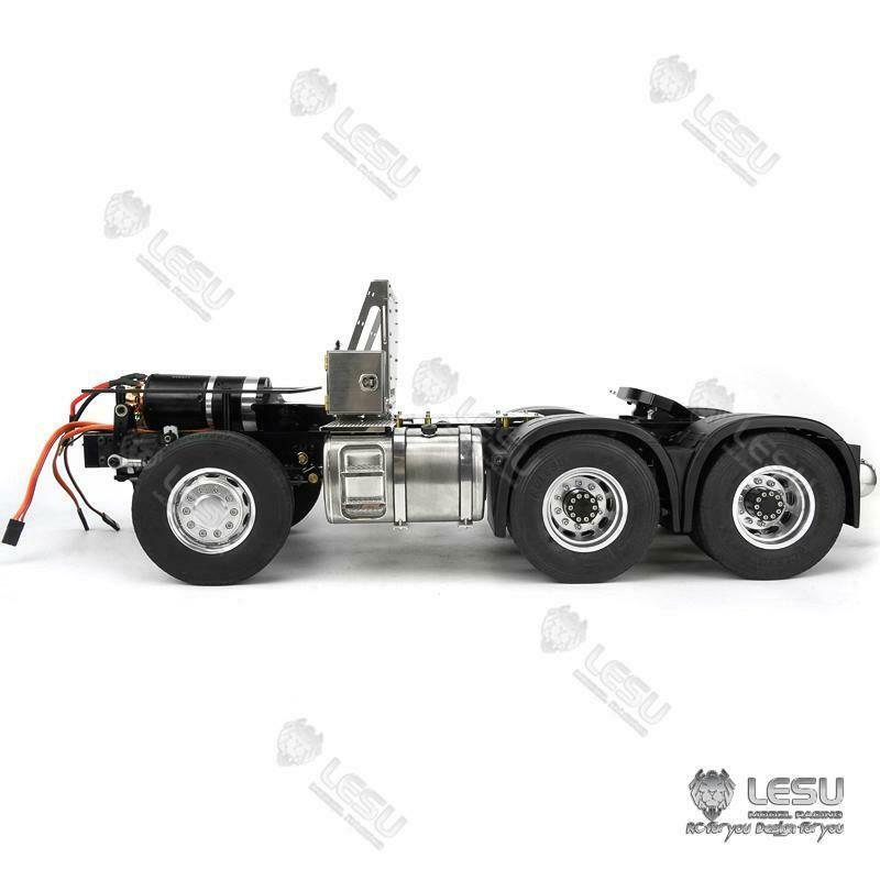 LESU Remote Controlled 1/14 Scale Metal 6*4 Chassis for TGX Tractor Truck Trailer Model DIY W/O Battery Radio Controller