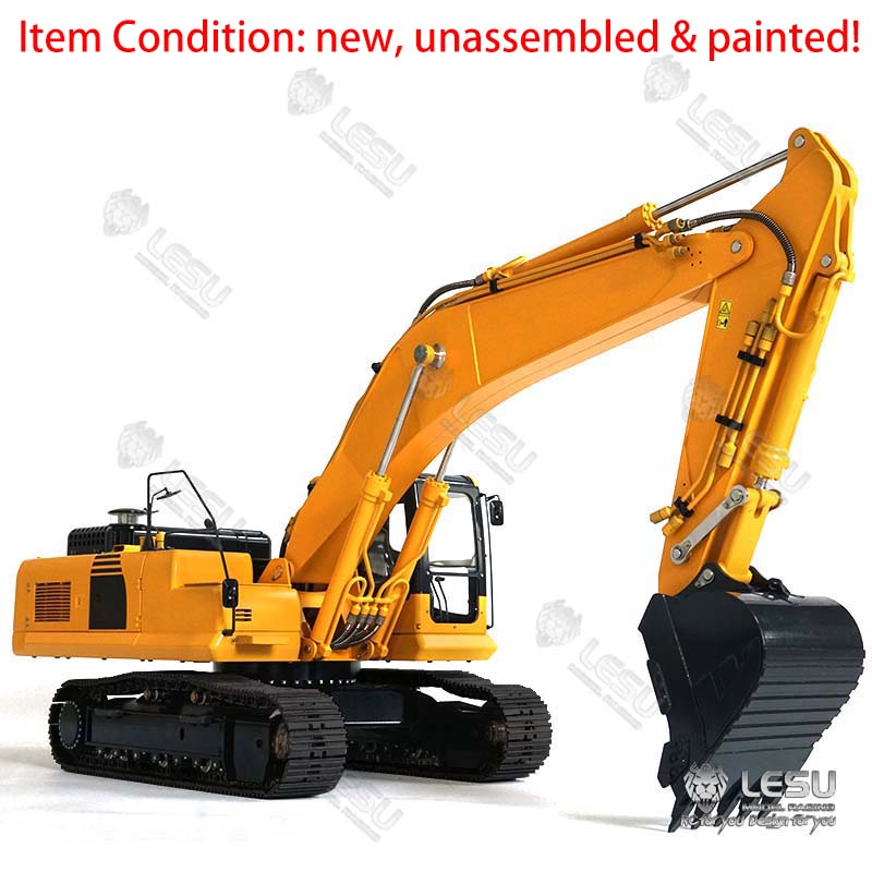 LESU RC 1/14 PC360 Metal Hydraulic Excavator Pump Valve Radio Painted Model KIT W/ Motor Servo Transmitter Optional Accessories