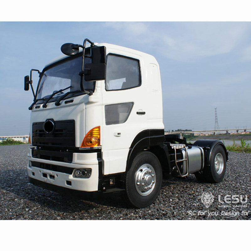 LESU HO700 1/14 6x4/4x2 Remote Control Tractor Truck with Metal Chassis 2 Speed Transmission Sound Light System for RC Hobbyists