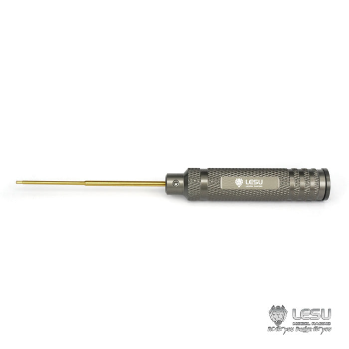 11.11 EXCLUSIVE GIFTS LESU 1.5mm/2.0mm/2.5mm/3.0mm Metal Screw Driver Tool 2.0mm/2.5mm/1.7mm/3.0mm Hexagonal Screwdriver for 1/14 RC Tractor Truck Model