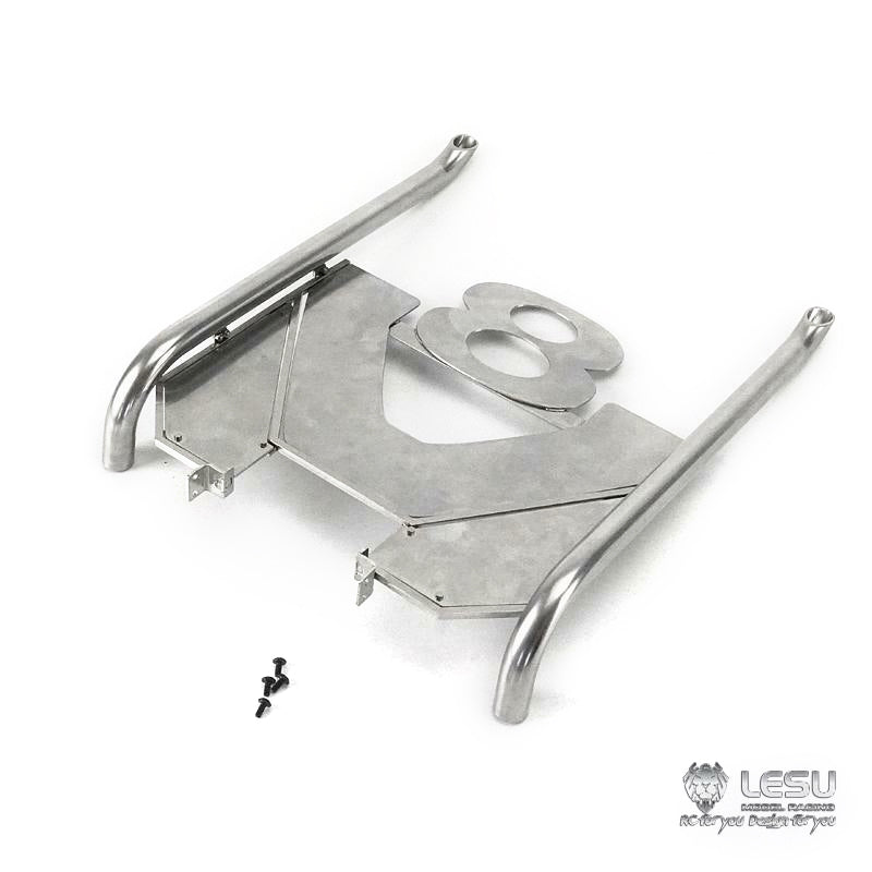 LESU 1/14 Scale Metal Exhaust DIY Upgrade Part Suitable for R470 R620 Radio Controlled Tractor Truck RC Car Vehicle Model