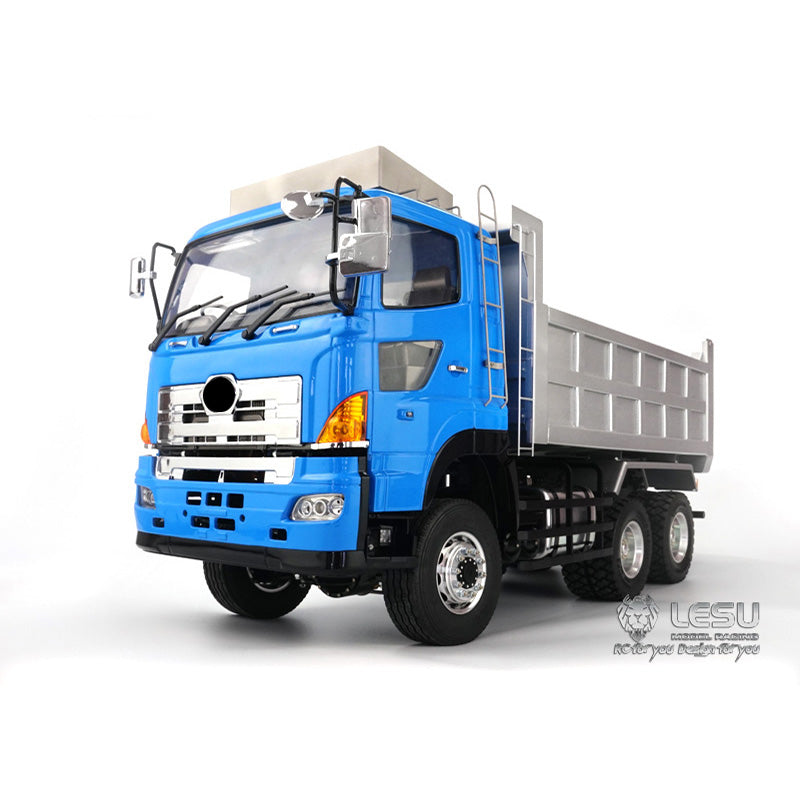 LESU 1/14 Scale 6x6 Hydraulic Dumper Tipper for Truck Car Model W/ ESC Motor Servo Light 3T Sound System W/O Radio Battery