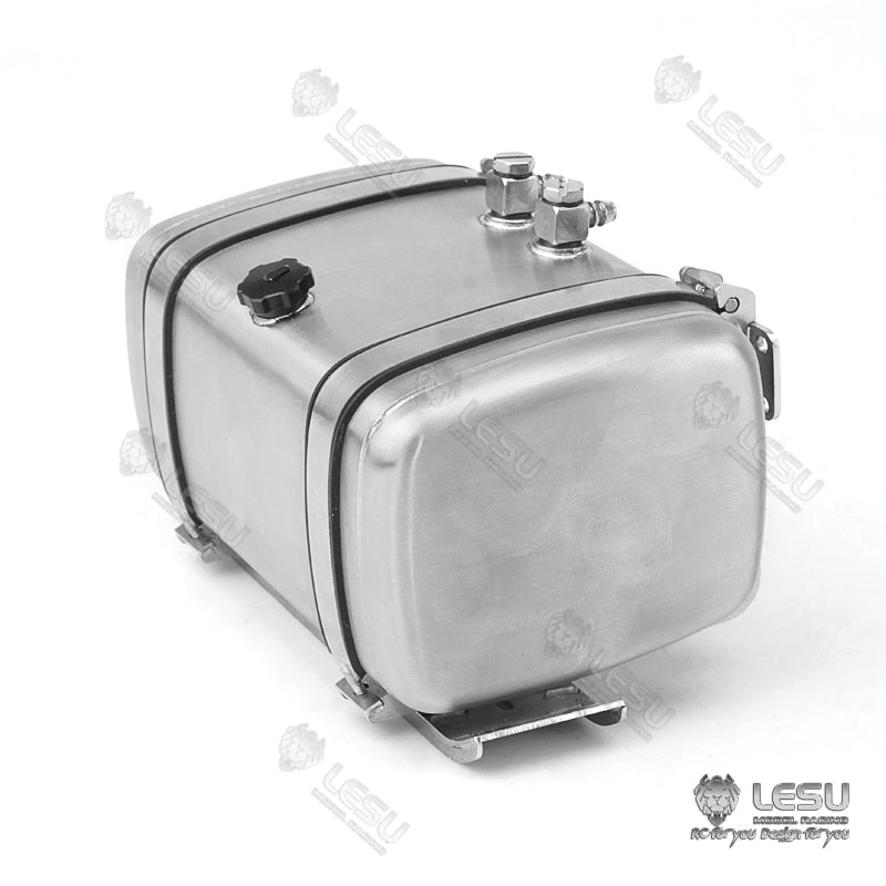 1/14 LESU Simulated Metal Oil Tank Fuel Tank 70MM 80MM 90MM 100MM for RC Dumper Truck Tractor Trailer DIY Cars Accessory