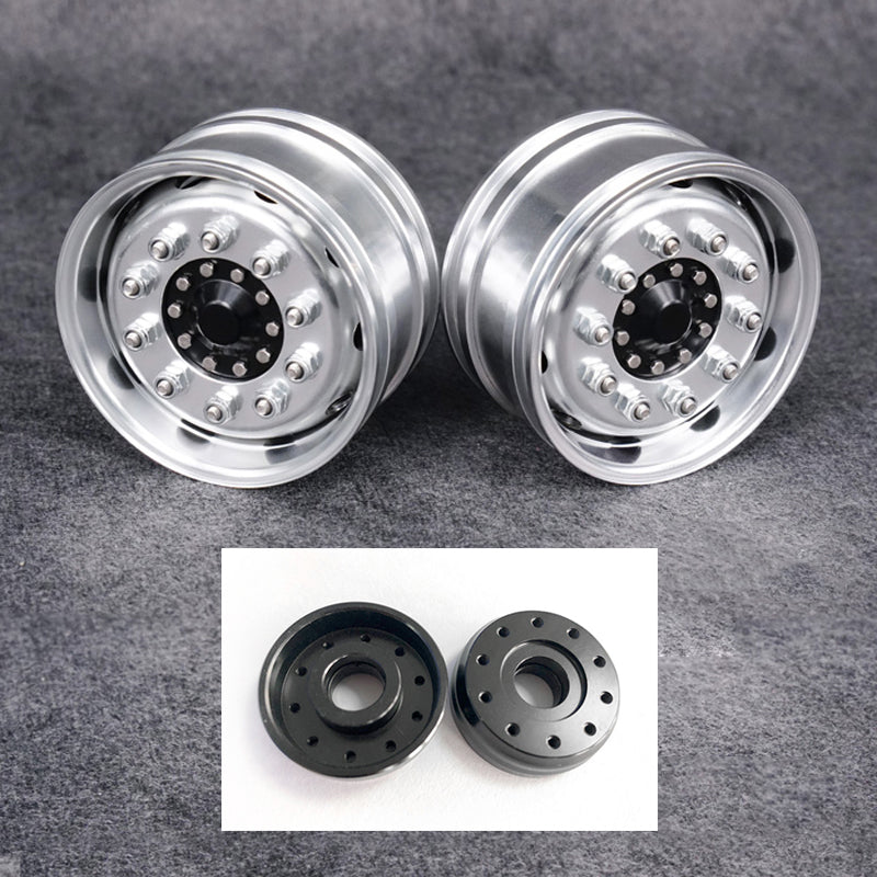 LESU Simulated Front Wheel Hub Bearing Brake Spare Part Suitable for 1/14 DIY Model RC Truck Tractor Radio Controlled Car