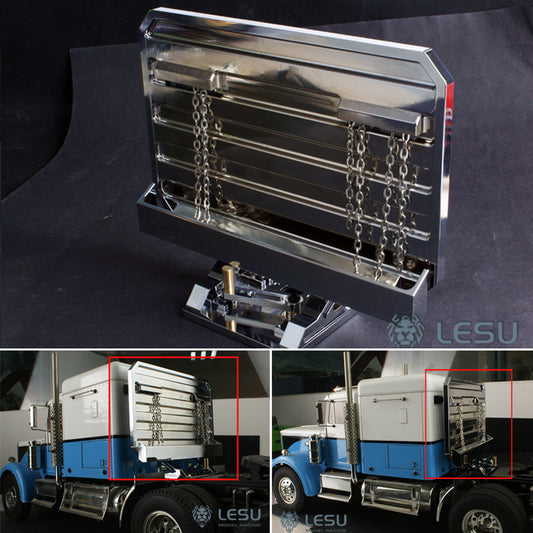 US STOCK LESU Metal Rear Plate for 1/14 King Truck Tractor RC Car Radio Control Model Construction Vehicle Upgrade part