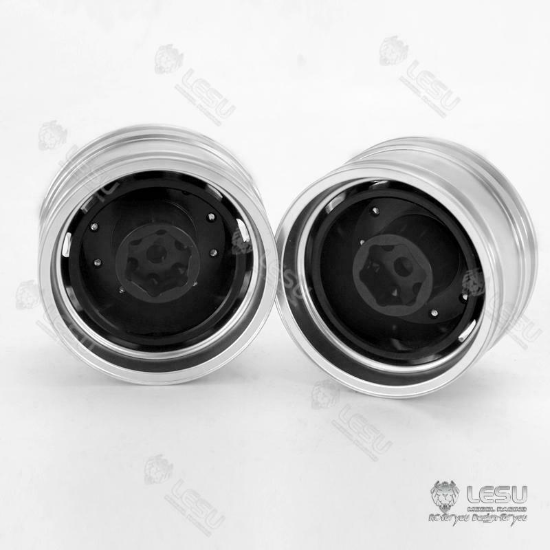 LESU Metal Front Hub Bearing Hexagon Brake Suitable for 1/14 RC DIY American FH12 FH16 Radio Control Tractor Truck Car Part