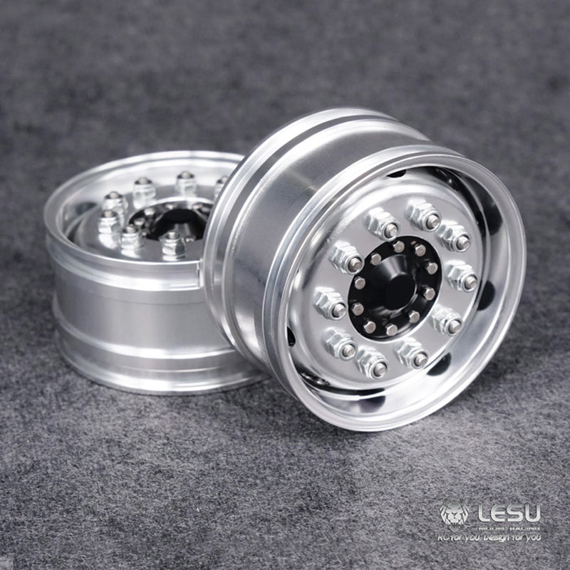 LESU Simulated Front Wheel Hub Bearing Brake Spare Part Suitable for 1/14 DIY Model RC Truck Tractor Radio Controlled Car