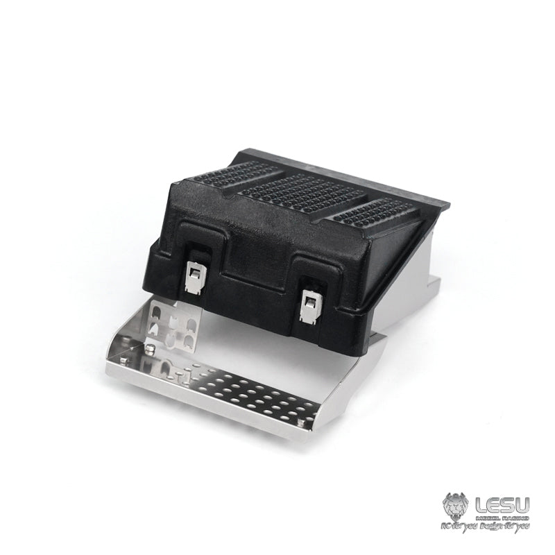 LESU Air Discharge Metal Box Urea Tank ToolBox DIY Spare Part Suitable for 1/14 R620 R470 RC Tractor Truck Vehicle Cars