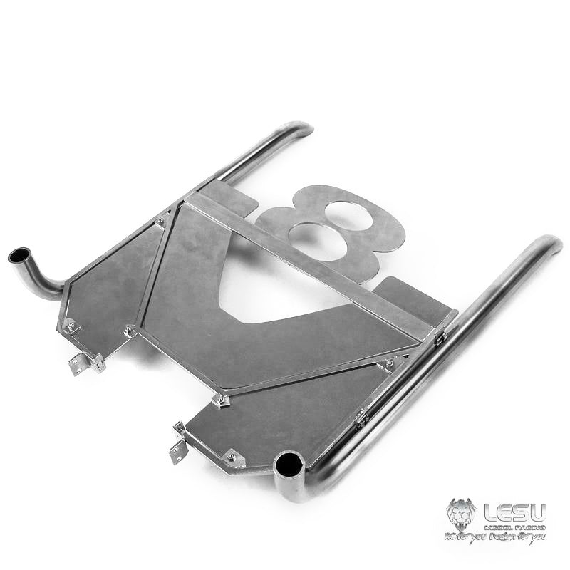 LESU 1/14 Scale Metal Exhaust DIY Upgrade Part Suitable for R470 R620 Radio Controlled Tractor Truck RC Car Vehicle Model