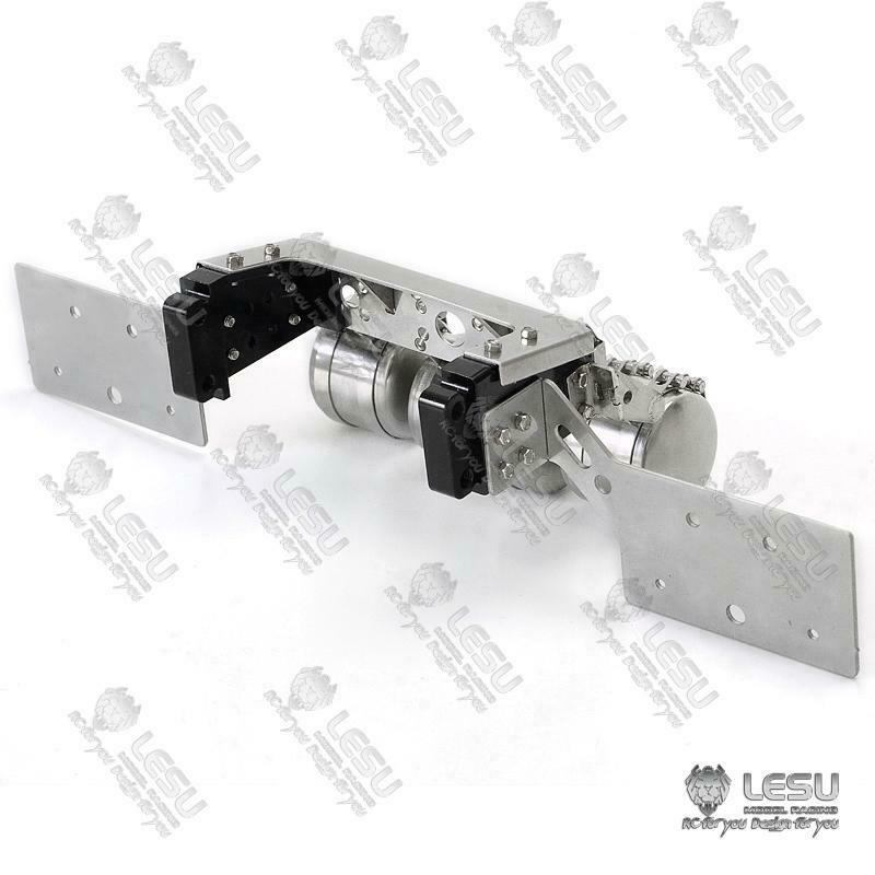 LESU Metal CNC DIY Spare Part Rear Transom Suitable for 1/14 Scale RC Construction Truck Radio Controlled Dumper Cars Model