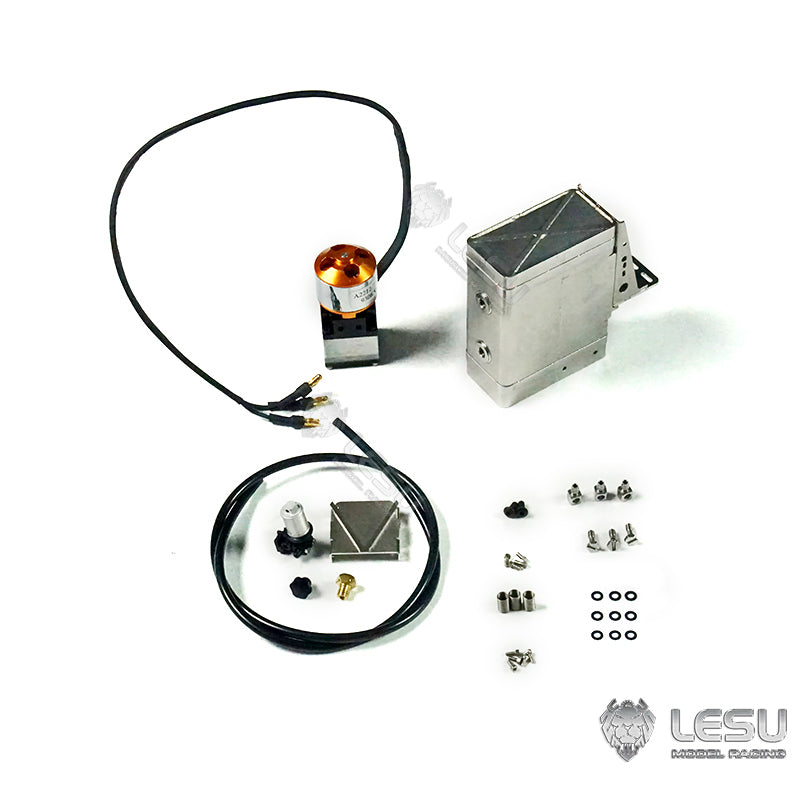 LESU Brushless ESC Hydraulic Pump Set Metal Relief Valve 3CH Connector Suitable for 1/14 RC Dumper Truck Car Model DIY Part