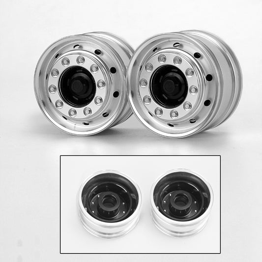 1/14 LESU Wide Metal Wheel Hub RC DIY Spare Part Suitable for Radio Controlled American FH12 FH16 RC Tractor Truck Cars