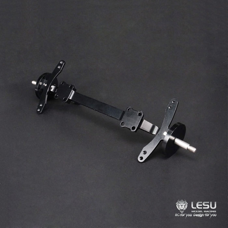 LESU Caster Passive Power-off Metal Front Axle for 1/14 Scale Model Remote Controlled Tractor Truck DIY Spare Parts