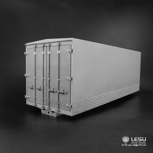 LESU 6*4 RC Box Truck Flat Car 545MM Metal Container DIY Suitable for Tamiya 1/14 Scale Radio Controlled Dumper Vehicle Cars Model