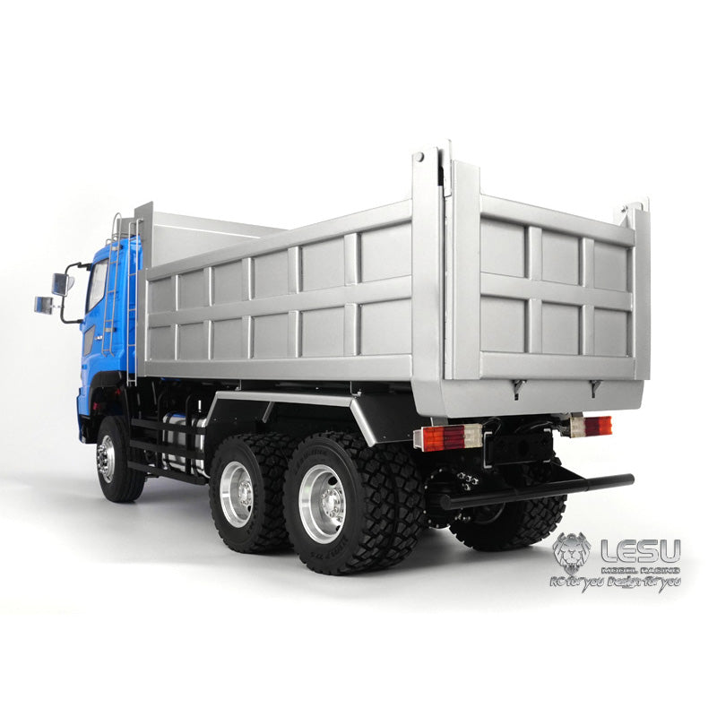 LESU 1/14 Scale 6x6 Hydraulic Dumper Tipper for Truck Car Model W/ ESC Motor Servo Light 3T Sound System W/O Radio Battery