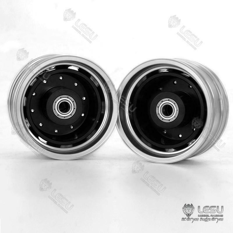 LESU Metal Front Hub Bearing Hexagon Brake Suitable for 1/14 RC DIY American FH12 FH16 Radio Control Tractor Truck Car Part