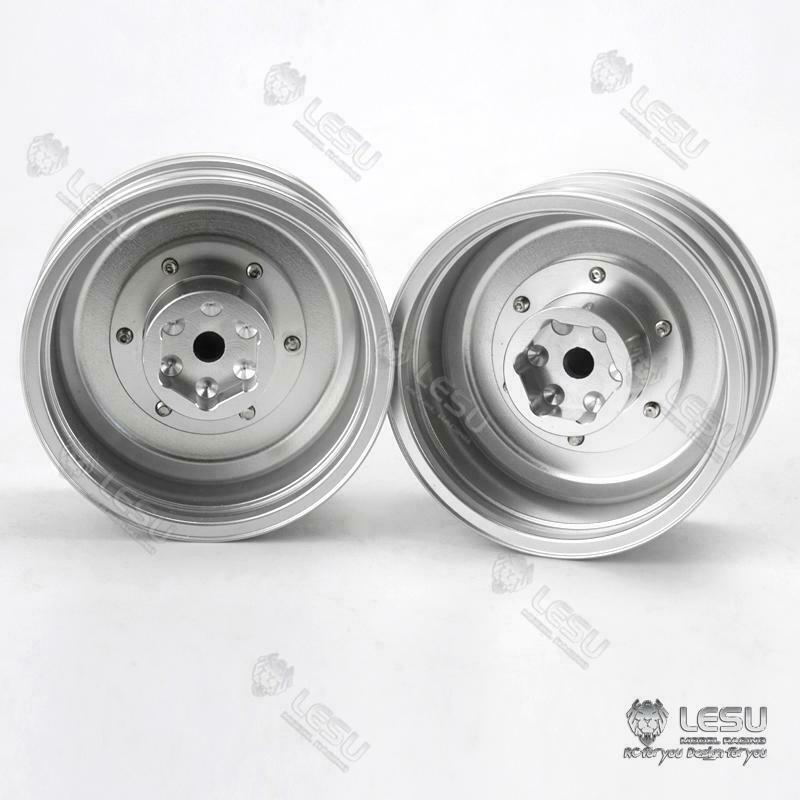 LESU Metal DIY Spare Part Front Hub Bearing Brake Suitable for 1/14 Scale RC Tractor Truck Radio Controlled Dumper Car