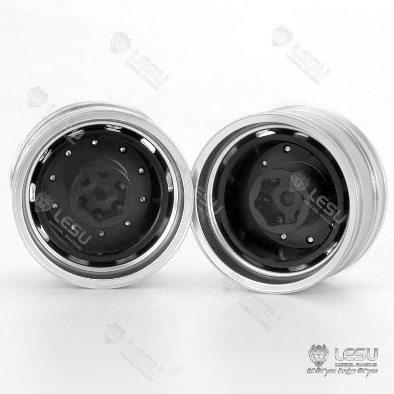 LESU Metal Front Hub Bearing Hexagon Brake Suitable for 1/14 RC DIY American FH12 FH16 Radio Control Tractor Truck Car Part