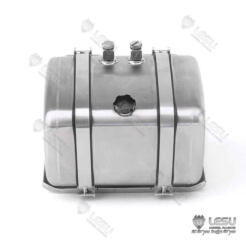 1/14 LESU Simulated Metal Oil Tank Fuel Tank 70MM 80MM 90MM 100MM for RC Dumper Truck Tractor Trailer DIY Cars Accessory