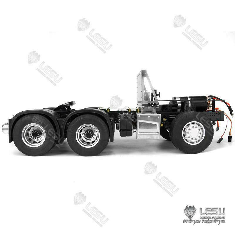 LESU Remote Controlled 1/14 Scale Metal 6*4 Chassis for TGX Tractor Truck Trailer Model DIY W/O Battery Radio Controller