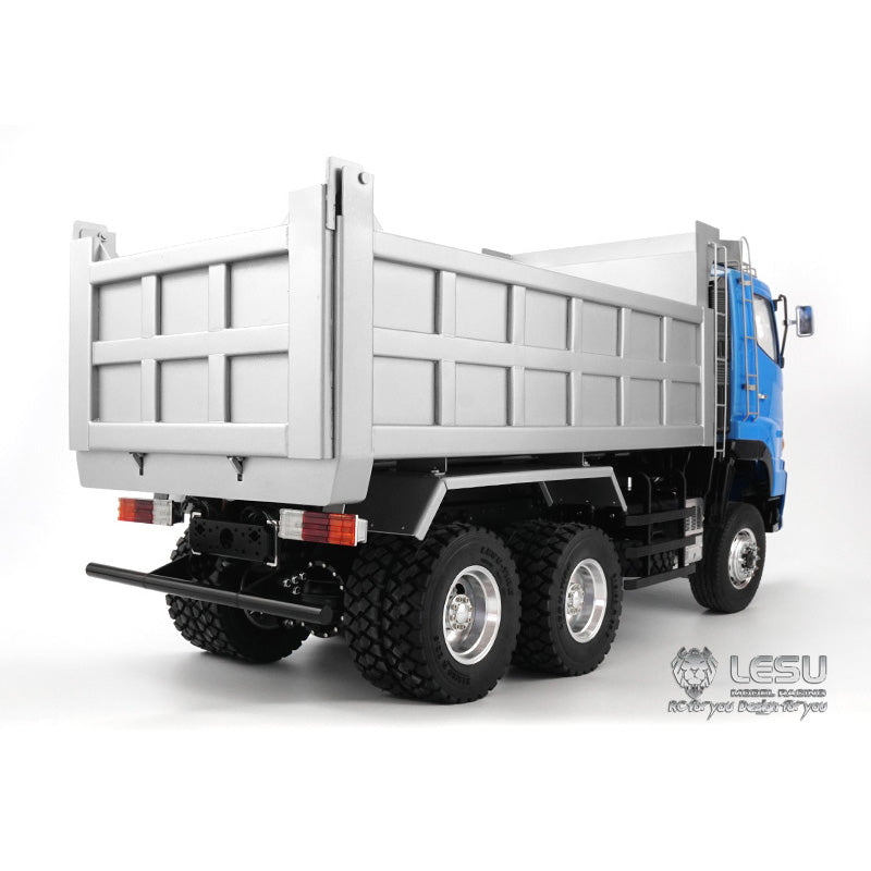 LESU 1/14 Scale 6x6 Hydraulic Dumper Tipper for Truck Car Model W/ ESC Motor Servo Light 3T Sound System W/O Radio Battery