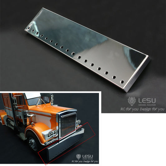 US STOCK LESU DIY Metal Accessory Front Bumper Suitable for Tamiya RC 1/14 Scale Tractor Truck Radio Controlled Dumper Trailer Car Parts