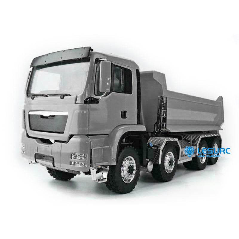 LESU TGS Cabin 1/14 8*8/6*6 Metal RC Dumper Truck Hydraulic Contruction Vehicle Light Sound System for Professional Model Hobbyists