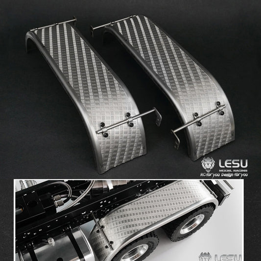 LESU Parts Metal Rear Fender A B for 1/14 Scale Remote Controlled DIY 3348 Dumper Truck Car Model Spare Parts Replacements