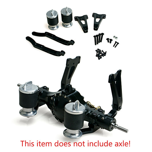US Stock LESU Metal Pneumatic Rear Axles Suspension Set for 1/14 TAMIYA Remote Control Truck DIY Model Car Vehicle Modle Accessories