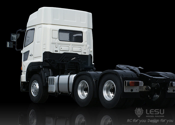 LESU HO700 1/14 6x4/4x2 Remote Control Tractor Truck with Metal Chassis 2 Speed Transmission Sound Light System for RC Hobbyists