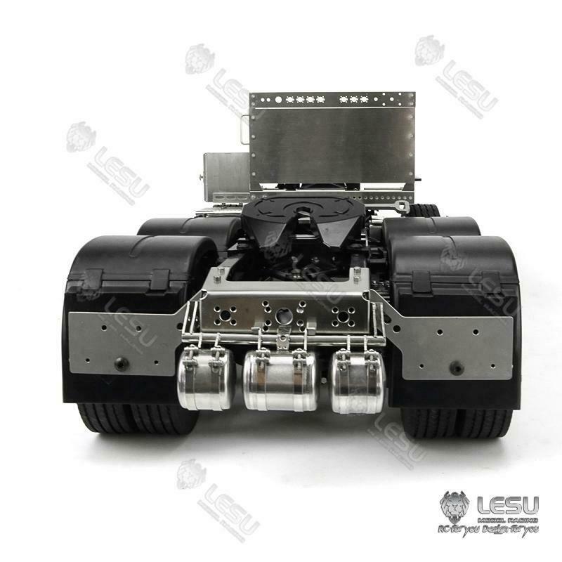 LESU Remote Controlled 1/14 Scale Metal 6*4 Chassis for TGX Tractor Truck Trailer Model DIY W/O Battery Radio Controller