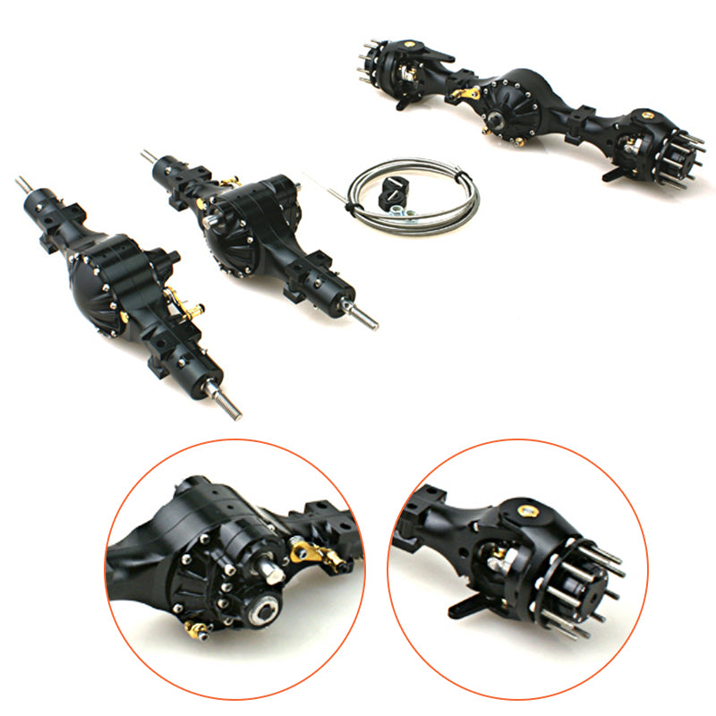 LESU Front Rear Axle Differential Lock for 1/14 Scale RC 4X4 6X6 8X8 Tractor Truck Model DIY Spare Parts Replacements