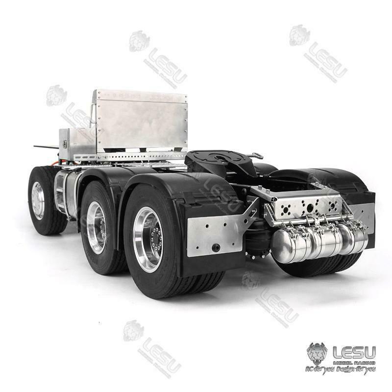 LESU Remote Controlled 1/14 Scale Metal 6*4 Chassis for TGX Tractor Truck Trailer Model DIY W/O Battery Radio Controller